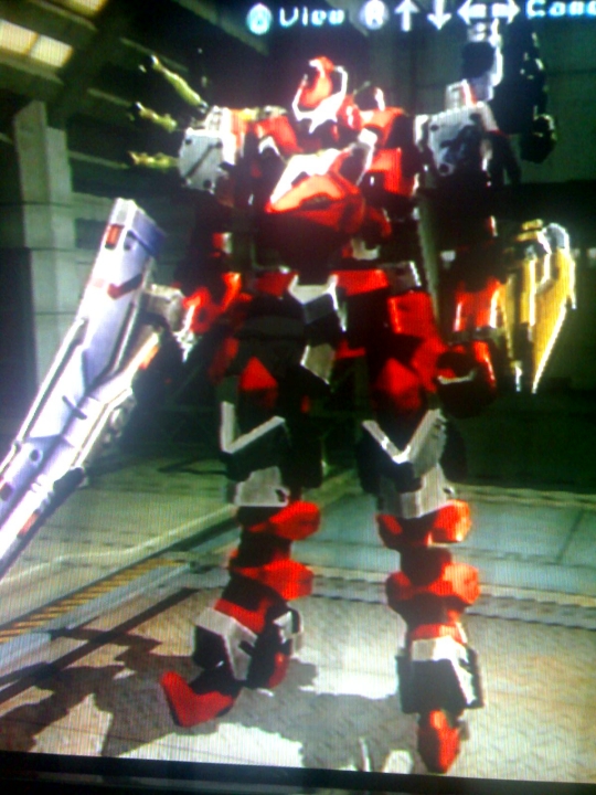 Silent Line - Jenesis
Okay yeah so it isn't Silent Line, but this is how it looked like. KARASAWAAAA!!!!

Presently though, my Jenesis in Silent Line has two machine guns equipped and the Atlas Core (In Last Raven terms.)
Keywords: Armored Core Silent Line Jenesis Zefyr